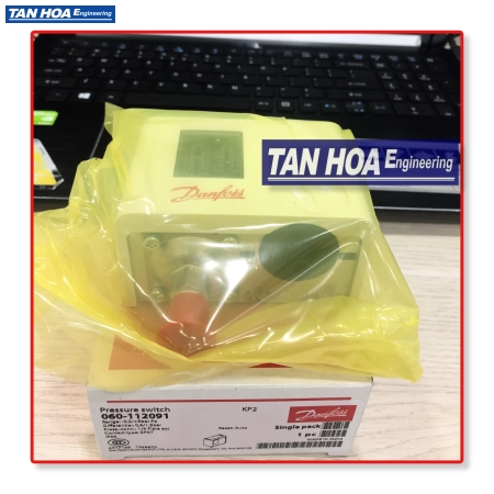 Công tắc áp suất Danfoss KP2, Range -0.2- 5bar, Diff 0.4-1.5Bar, Cone 1/4 in flare 060-112091